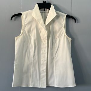 Calvin Klein Women’s White button down work blouse